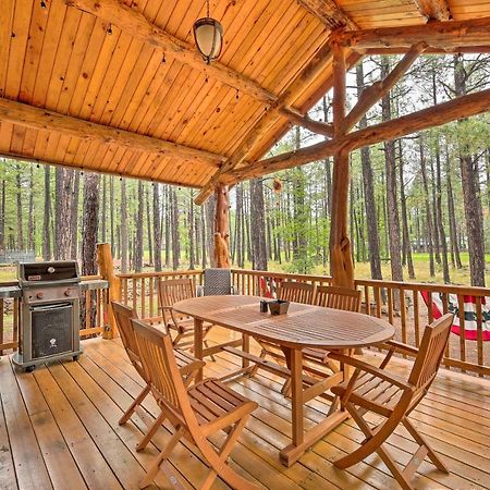 Lush Pinetop Retreat With Large Deck And Wooded Yard! 外观 照片