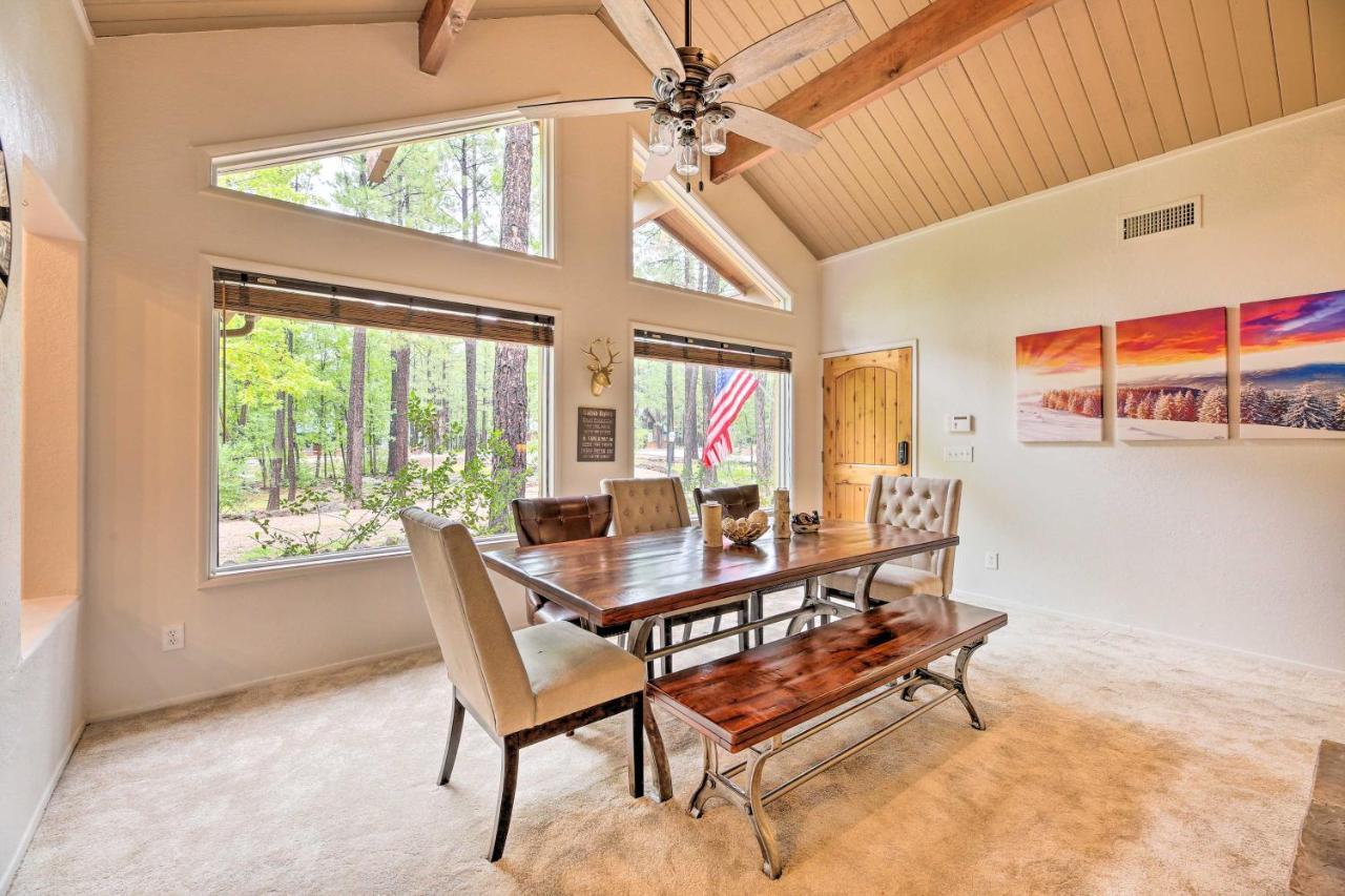 Lush Pinetop Retreat With Large Deck And Wooded Yard! 外观 照片